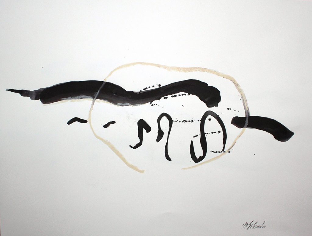 2010: NK Calligraphie 45 x 60 cm on paper